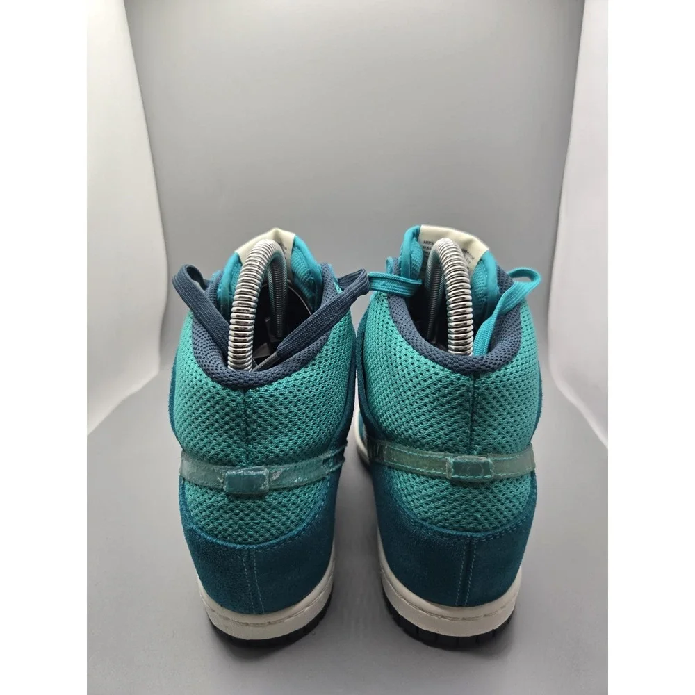 Nike Dunk Sky Hi Women's Size 8 Teal Blue Sneakers Style 644877-300